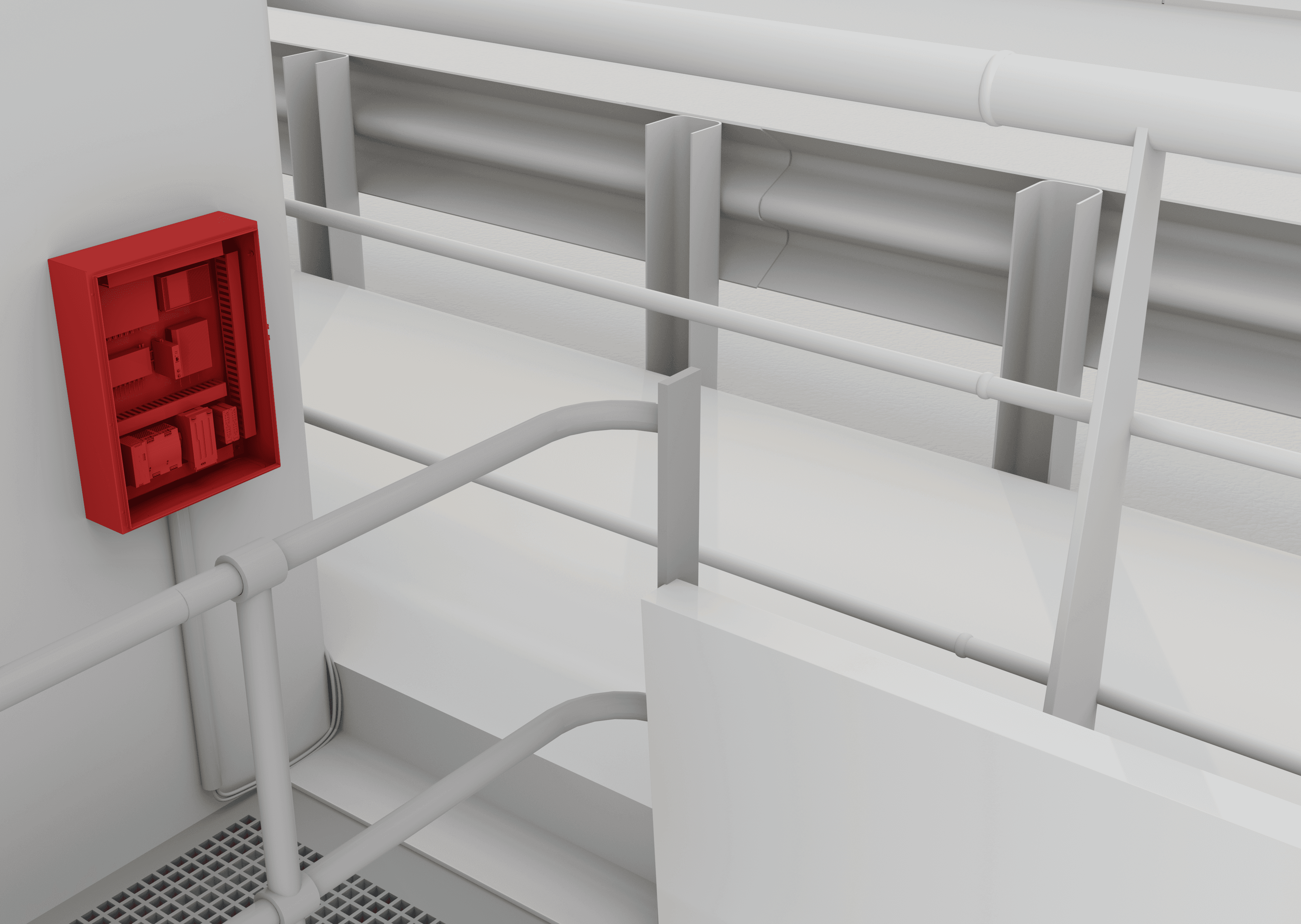 Data Acquisition Cabinet main Open