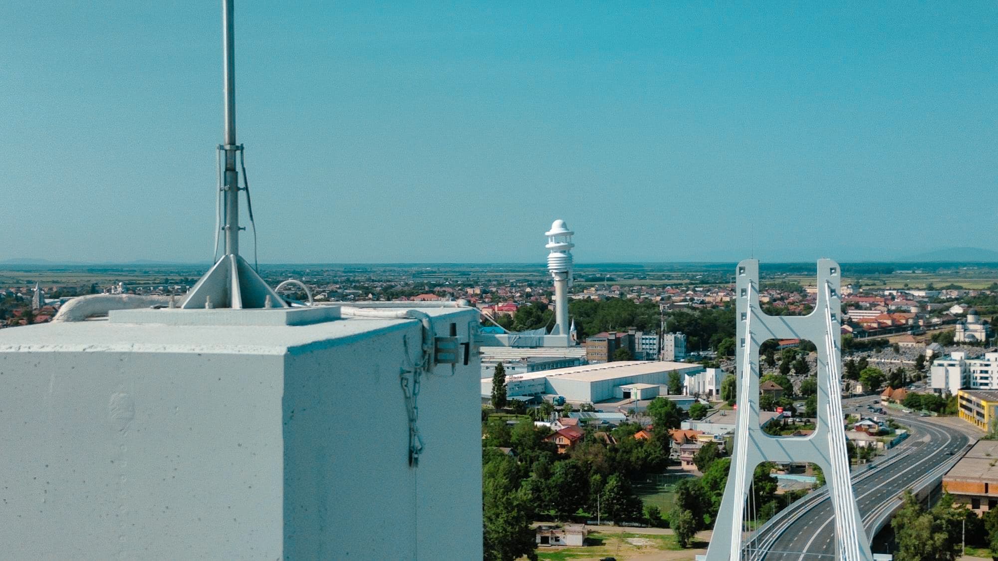 Transylvania bridge weather station