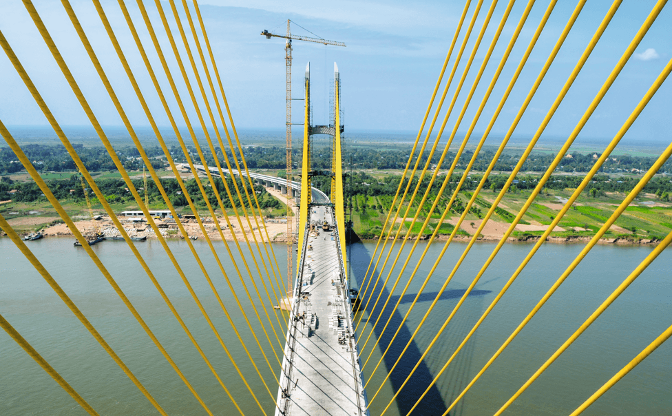 stay cable installation