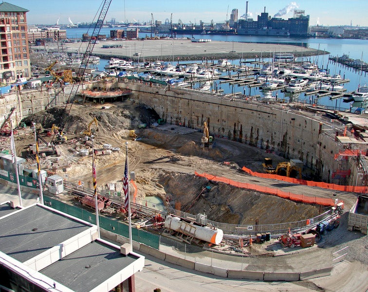 DYWIDAG Systems Stabilize Excavation in Baltimore's Inner Harbor