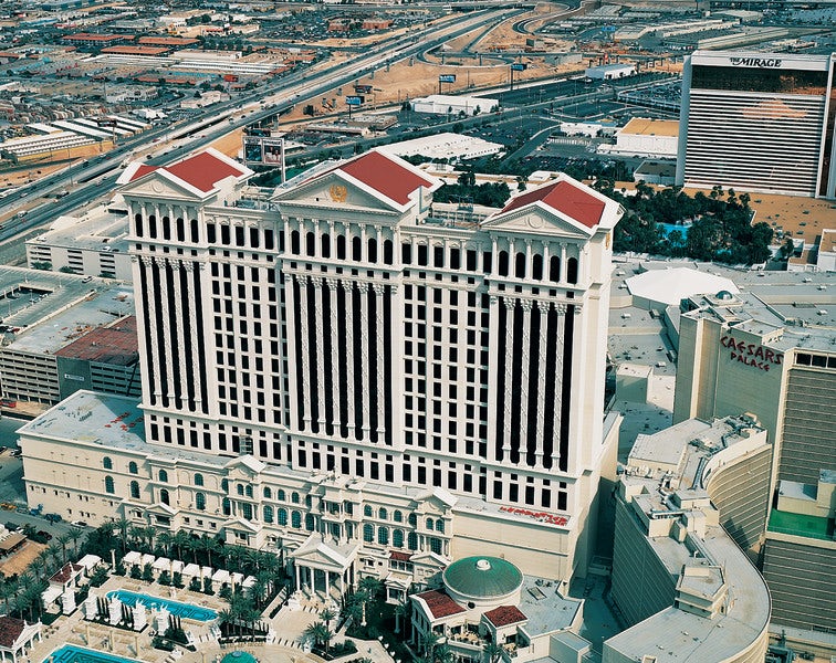 DYWIDAG unbonded monostrand tendons for Caesars' Palace Spa Tower, Las Vegas, USA