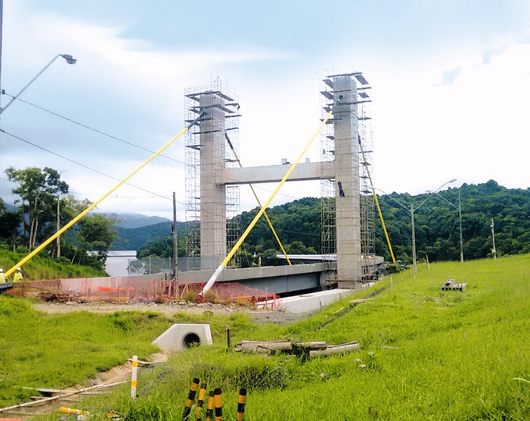 Strand Stay Cables Stabilize Capivari Bridge