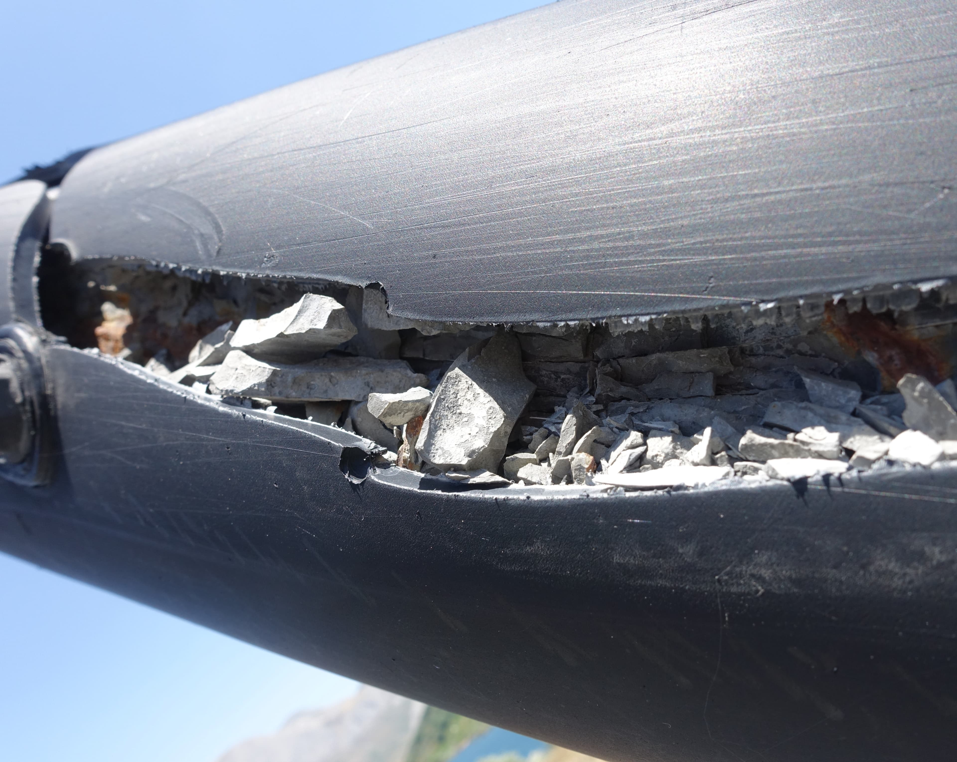 HSPE Pipe Crack